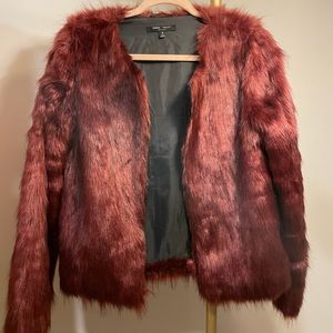 Romeo + Juliet fur coat